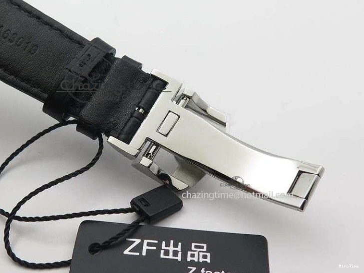 MIROTIME 0425 Practical Portuguese Real PR IW500109 ZF 1:1 Best Edition Black Dial On Black Leather Strap A52010 V 7308